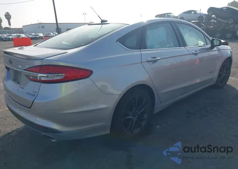 2018 Ford Fusion Hybrid Se from USA, damaged, VIN 3FA6P0LU4JR257206